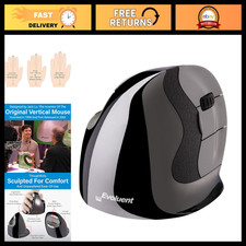 Ergonomic Vertical Mouse Right Hand USB Wireless - Reduces Wrist Strain, 6 Butto picture