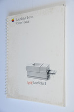 Vintage 1988 Apple LaserWriter IINT/NTX Owners Manual Guide 030-3215-A Macintosh picture