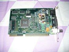 Vintage Accton EN1640 ISA Ethernet 10BaseT AUI BNC Network Card Used picture
