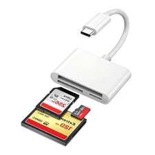 New USB C to SD CF Card Reader for iPad Pro/Macbook Supports CF/SD/TF card picture