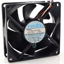 NMB 3110KL-04W-B66 12V 0.34A 8025 8CM 3-Wire Cooling Fan picture