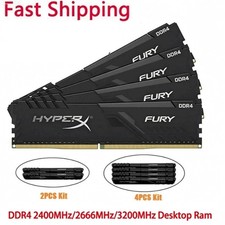 1/2pcs DDR4 Memory 2400 2666 3200 MHz 32G 16G 8GB 288pin Desktop DIMM Ram LOT picture