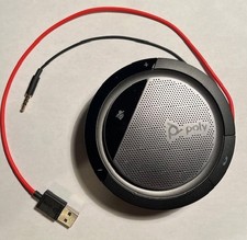 Poly model P5200 wired portable speaker. Similar as Plantronics, Calisto and PLT picture