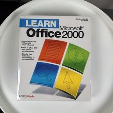 Brand New Learn Microsoft Office 2000 CD-ROM Factory Sealed Vintage Y2K picture