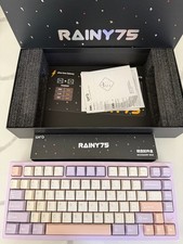 WOBKEY Rainy75 Pro Electro Purple 75% Wireless Mechanical Keyboard Cocoa Switch picture