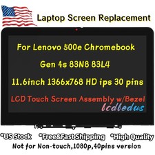 LCD Touch Screen+Bezel for Lenovo 500e Chromebook Gen 4s 83N80000US 83N80001US picture