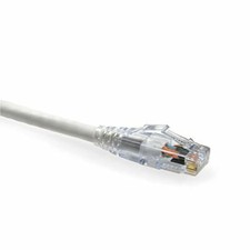 Leviton 6D460-3W eXtreme 6+ SlimLine Patch Cord, CAT 6, 3-Foot Length, White picture