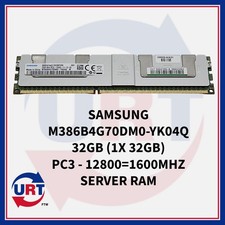 SAMSUNG M386B4G70DM0-YK04 32GB (1X 32GB) PC3 - 12800=1600MHZ SERVER RAM #195256# picture