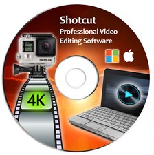 Shotcut Professional Video Editing Software Program-HD-4K Movie-Windows/Mac-DVD picture
