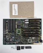 DTK Mini286 80286 Motherboard PTM-1230C 12MHz with Manual -Damaged [For Parts] picture