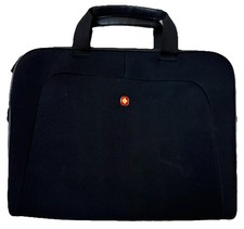 Wenger Swiss Army 16in Laptop Bag Black Padded Briefcase Computer Carrying Case picture