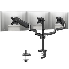 MOUNTUP Triple Monitor Desk Mount 3 Screens Up to 27