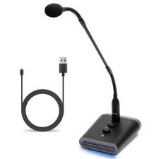 Movo GM-7 Professional 18-inch Gooseneck Microphone and USB Interface Base wi... picture