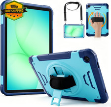 Case for Samsung Galaxy Tab A11 Plus Heavy Duty Rotating Stand Cover Grip picture