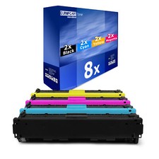 8X Cartridge Replaces CRG054H/C Canon I-Sensys MF642Cdw MF643Cdw MF644Cdw MF645C picture