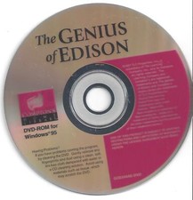 The Genius of Edison - vintage software PC CD picture