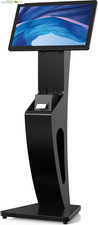 Kiosk Stand with Printer Slot for Monitors 15