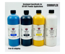 CobraFlex Powder Ink Direct to Film Cyan Black Yellow White DX4 DX5 DX7 i3200 picture
