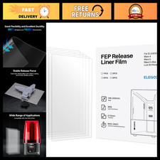 5 PCS FEP Release Liner Film 206mm x 146mm, 0.15mm Thickness for 3D Printing picture