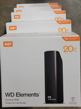 WD 20TB Elements USB 3.0 3.5