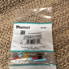 Total of 10 Panduit FLCDMCXAQY OM3 Duplex LC . 5 packages 2 pc per package picture