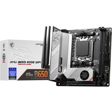MSI MPG B650I EDGE WIFI AMD AM5 M-ITX Motherboard, 2x DDR5 ~64GB, 1x PCI-E... picture