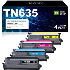 TN635 TN 635 Toner Cartridge 4 pack, 4 pack picture