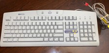 Vintage HP Wired Keyboard Model 5125 (5183-6247) 6-pin PS/2 Connector 7121-7901 picture