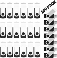 128MB Bulk Flash Drives 100 Pack EASTBULL USB 2.0 Flash Drives Pack Thumb Drives picture