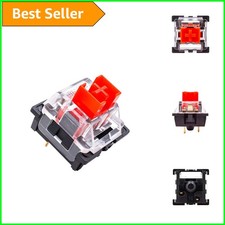 Dustproof 3-Pin Red Linear Switches for Mechanical Keyboards - 32 Count picture