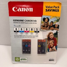Genuine Canon CLI-8 PGI-5 Ink 5 Cartridge Value Pack Sealed OEM picture