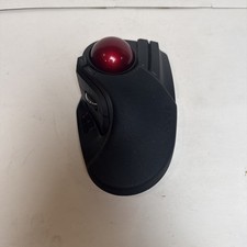 ELECOM HUGE Wireless Trackball Mouse M-HT1DRBK 2.4GHz w/Dongle (READ)  picture