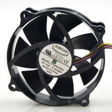 EVERFLOW F129025SU 90/80mm x25mm CPU Round Fan 12V 4Pin 0.38A picture
