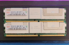 Pair (2) Hynix 4GB 2Rx4 PC2-5300F-555-11 HYMP151F72CP4N3-Y5 AC picture