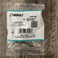 🔥🔥Panduit CJ688TGWH Mini-Com TX6™ Plus Jack Module, White Qty 14🔥🔥 picture