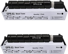 GPR-53 Black Toner Cartridge 2 Pack - C3525 C3525i C3530 C3530i DX C3730i C3730i picture