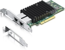 10Gb Dual RJ45 Port Network Card with X540 Controller, PCIe 2) 10G-X540-2T x1 picture