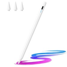 JAMJAKE Stylus Pen for iPad 2018-2025, 10 Mins Fast Charge with Tilt white  picture