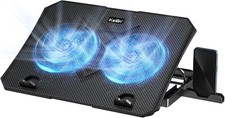 Laptop Cooling Pad Gaming Laptop Cooler 2 Fans for 10-15.6 Inch Laptops 5 Height picture