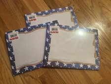NEW SEALED HAYES STARS PATRIOTIC PRINTER PAPER PACKS  picture