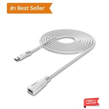 Durable 6M Micro USB Male to Female Cable - Ideal for Blink and Arlo Pro Systems picture