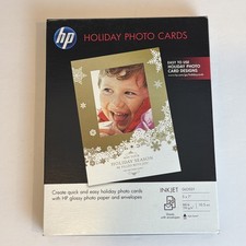HP Christmas Holiday Glossy Photo Cards SD724A, 5