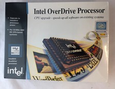 NEW DX4 100 BOXED INTEL PROCESSOR OVERDRIVE DX4ODPR100 486 100Mhz CPU 33/100 picture