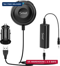 Smof Aux Bluetooth Adapter for Car, BT5.2 Audio Receiver, Hands-Free Calls picture