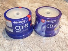 Memorex CD-R 2x 50 Pack NEW 52X 700MB 80min Blank Spindle 100 PK  CD NEW  Sealed picture