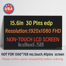 HP Spare Part M22541-001 LCD LED REPLACEMENT Screen 15.6