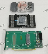 Tesla V100 16GB GPU SXM2 + water cooler block + SXM2 To PCIE Adapter Card US picture