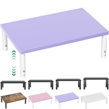 OPNICE Adjustable Monitor Stand Riser for Desk, Wood Computer & Laptop Stand,... picture