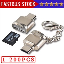 TypeC To Micro SD TF Card Reader OTG USB Adapter Converter For Samsung Phone Lot picture