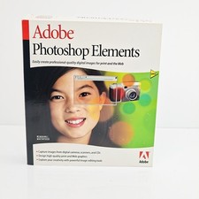 Adobe Photoshop Elements 1.0 2001 Complete Original w/ Product Key  picture